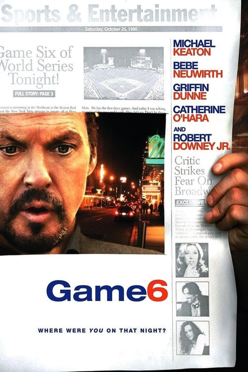 Game 6 - Movie Poster Game 6 - Movie Poster