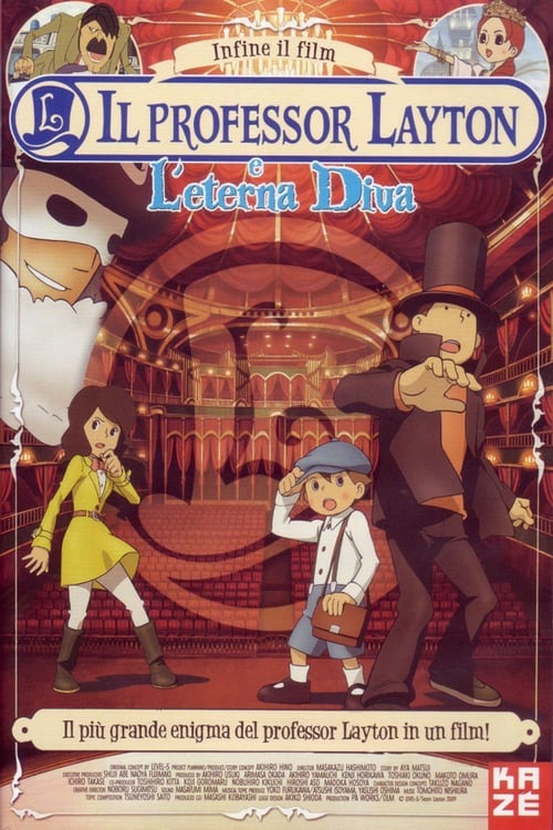 Professor Layton and the Eternal Diva - Movie Poster Professor Layton and the Eternal Diva - Movie Poster