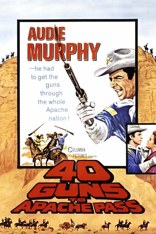 40 Guns to Apache Pass - Movie Poster 40 Guns to Apache Pass - Movie Poster