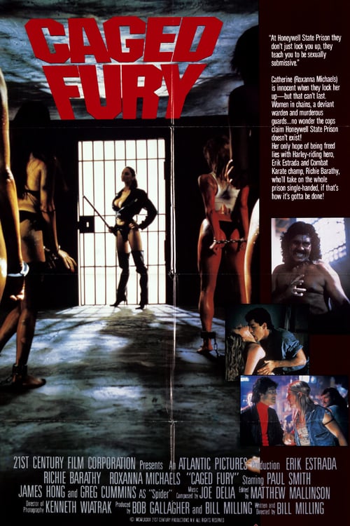 Caged Fury - Movie Poster Caged Fury - Movie Poster