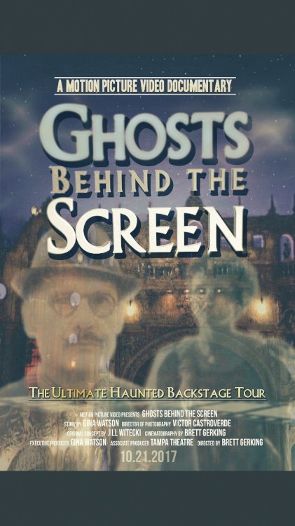 Ghosts Behind the Screen - Movie Poster Ghosts Behind the Screen - Movie Poster