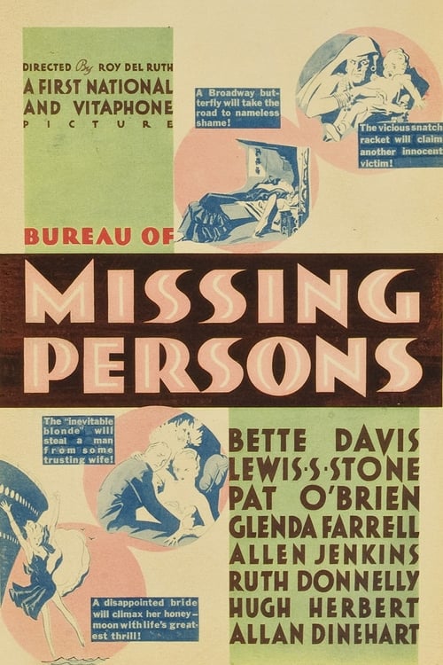 Bureau of Missing Persons - Movie Poster Bureau of Missing Persons - Movie Poster