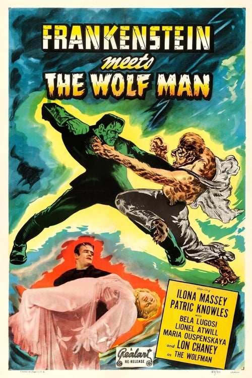 Frankenstein Meets the Wolf Man - Movie Poster Frankenstein Meets the Wolf Man - Movie Poster