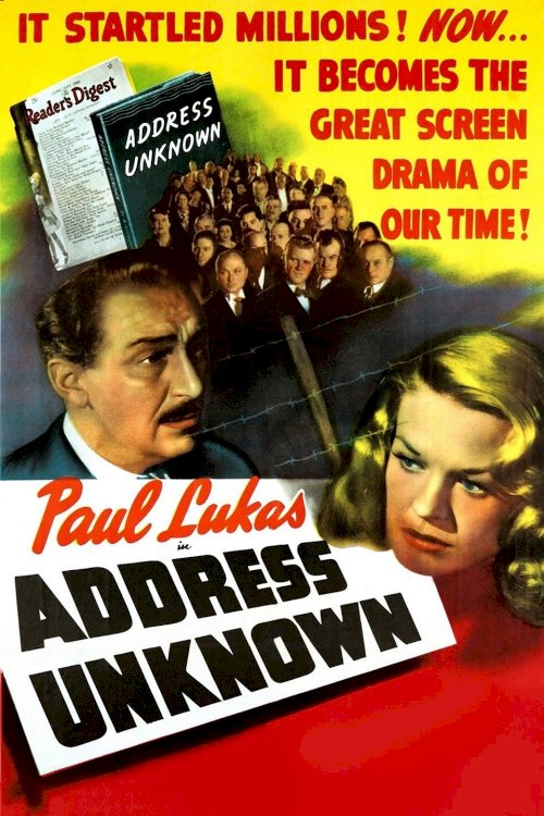Address Unknown - Movie Poster Address Unknown - Movie Poster