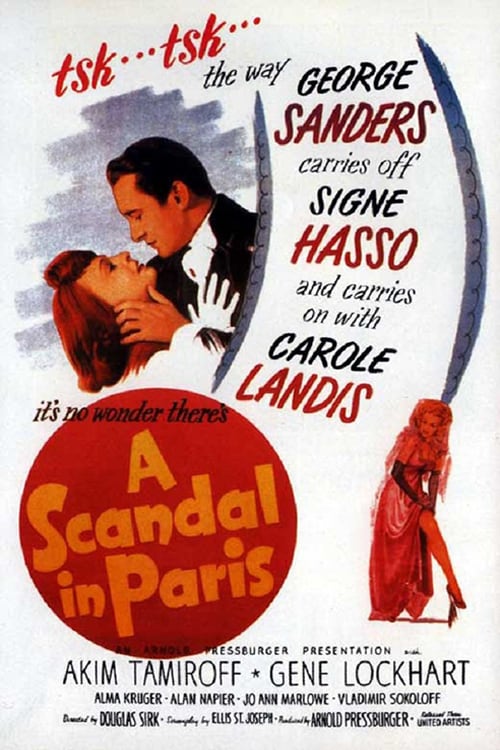 A Scandal in Paris - Movie Poster A Scandal in Paris - Movie Poster