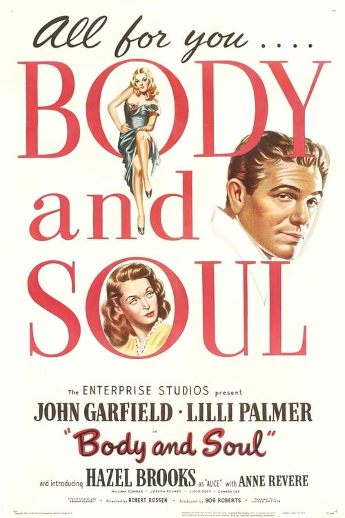 Body and Soul - Movie Poster Body and Soul - Movie Poster
