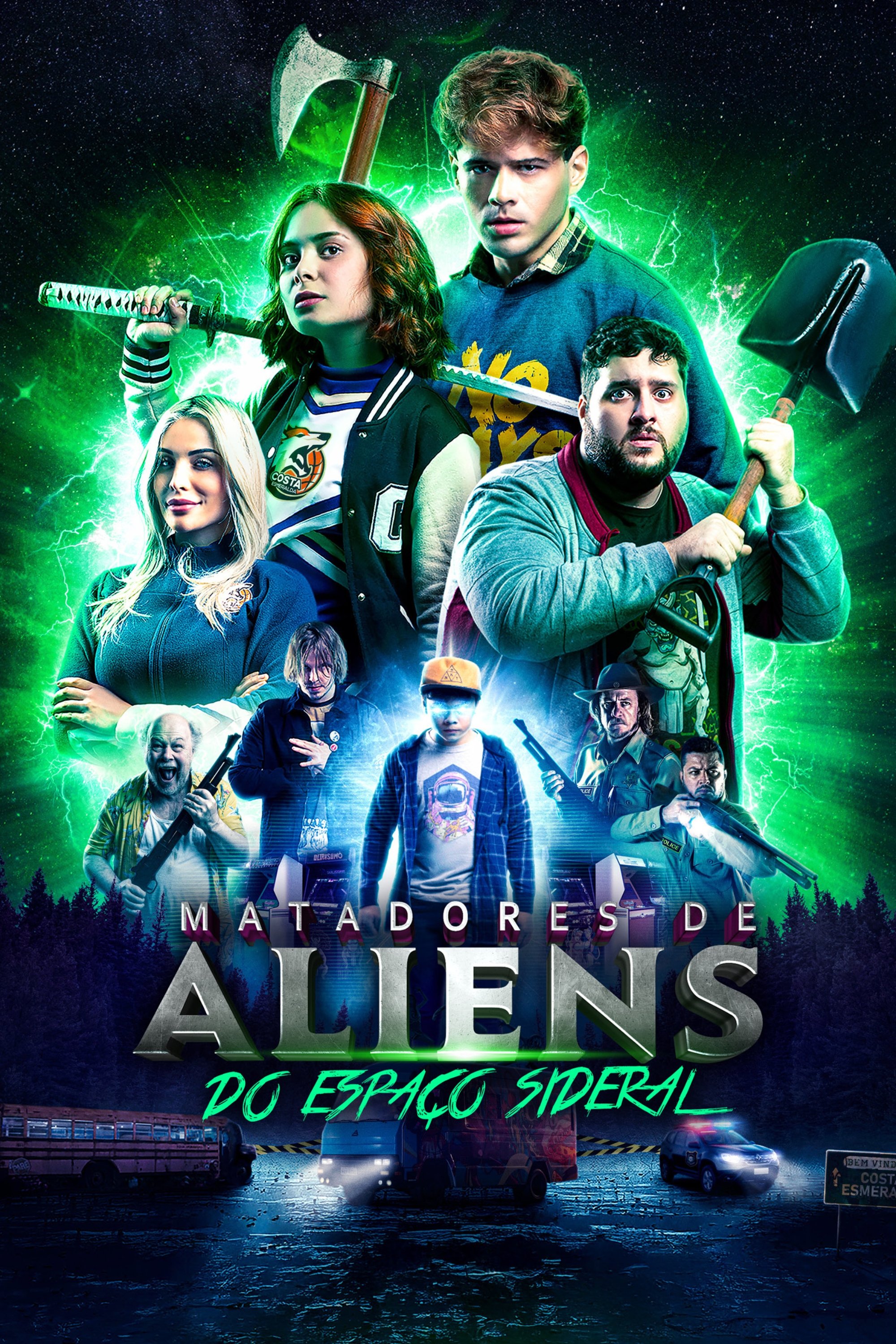 Matadores de Aliens do Espaço Sideral - Movie Poster Matadores de Aliens do Espaço Sideral - Movie Poster
