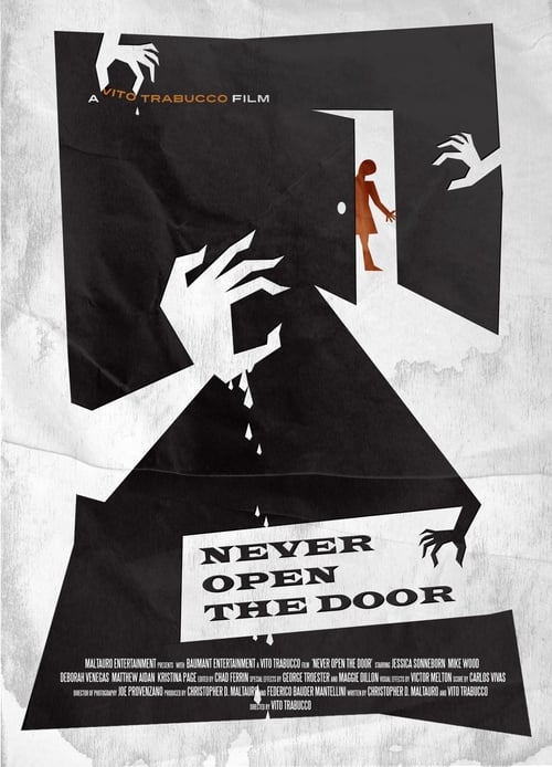 Never Open the Door - Movie Poster Never Open the Door - Movie Poster