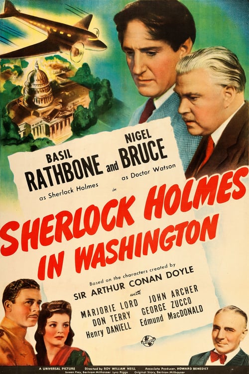 Sherlock Holmes in Washington - Movie Poster Sherlock Holmes in Washington - Movie Poster