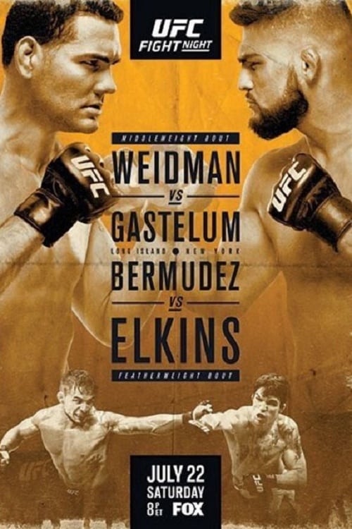 UFC on Fox 25: Weidman vs Gastelum - Movie Poster UFC on Fox 25: Weidman vs Gastelum - Movie Poster