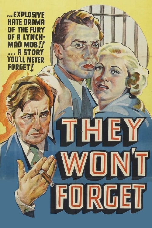 They Won't Forget - Movie Poster They Won't Forget - Movie Poster