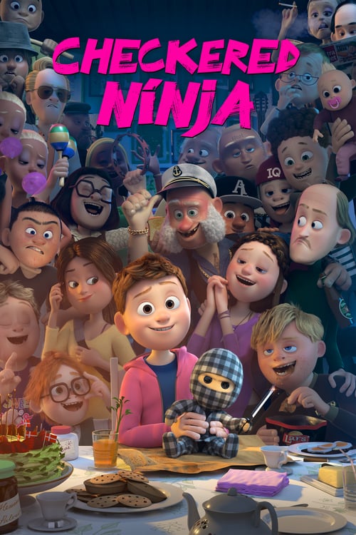 Checkered Ninja - Movie Poster Checkered Ninja - Movie Poster