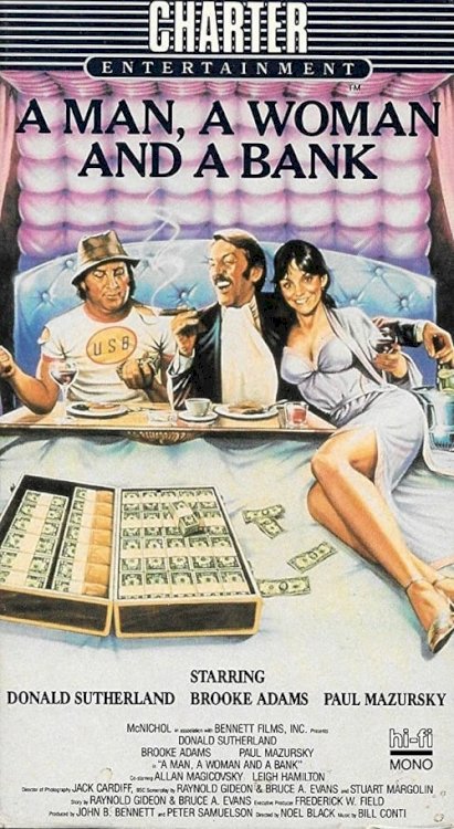 A Man, a Woman and a Bank - Movie Poster A Man, a Woman and a Bank - Movie Poster