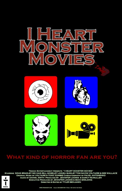 I Heart Monster Movies - Movie Poster I Heart Monster Movies - Movie Poster