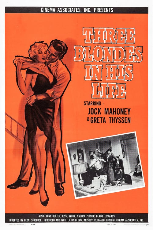 Three Blondes In His Life - Movie Poster Three Blondes In His Life - Movie Poster
