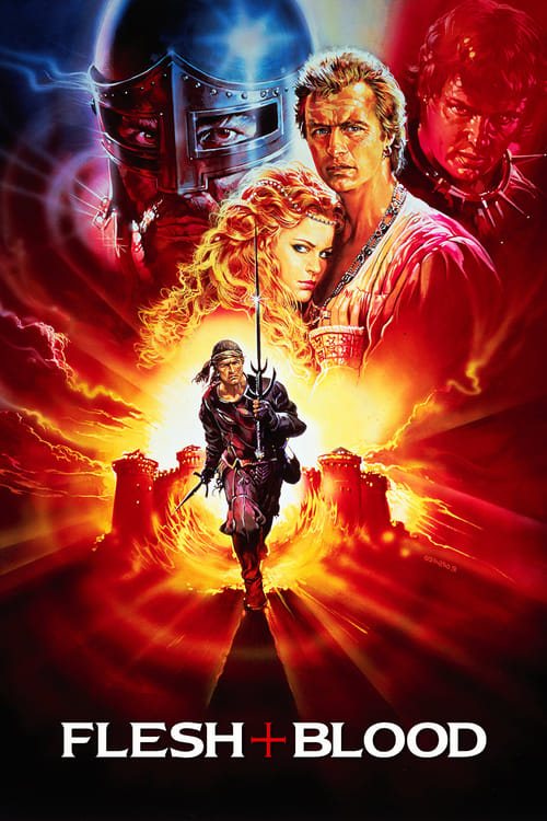 Flesh + Blood - Movie Poster Flesh + Blood - Movie Poster