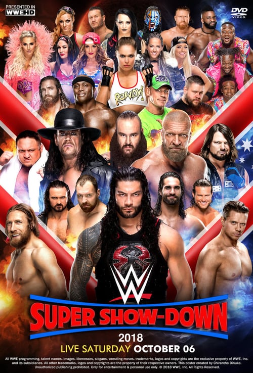 WWE Super Show-Down 2018 - Movie Poster WWE Super Show-Down 2018 - Movie Poster
