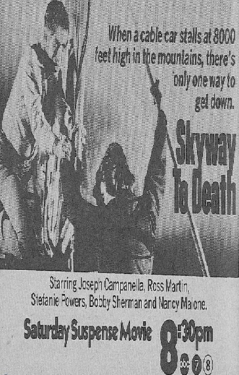 Skyway to Death - Movie Poster Skyway to Death - Movie Poster