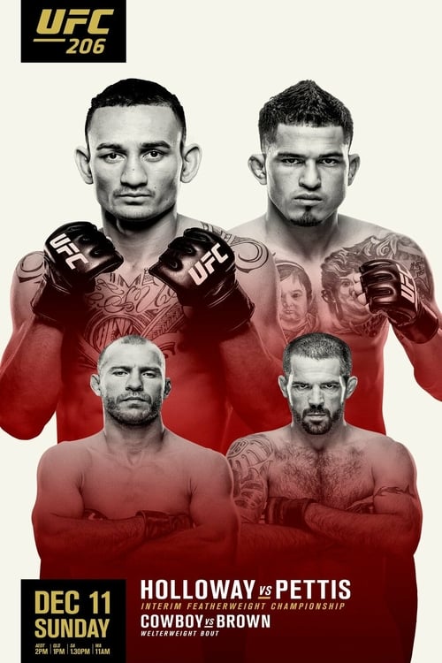 UFC 206: Holloway vs. Pettis - Movie Poster UFC 206: Holloway vs. Pettis - Movie Poster