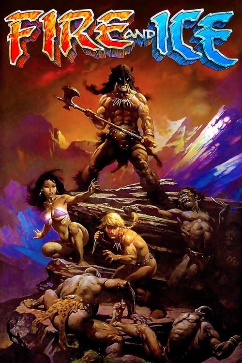 Fire and Ice - Movie Poster Fire and Ice - Movie Poster