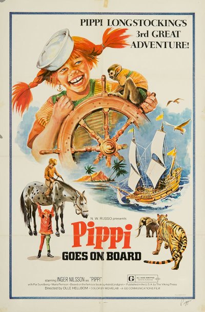 Pippi Goes on Board - Movie Poster Pippi Goes on Board - Movie Poster