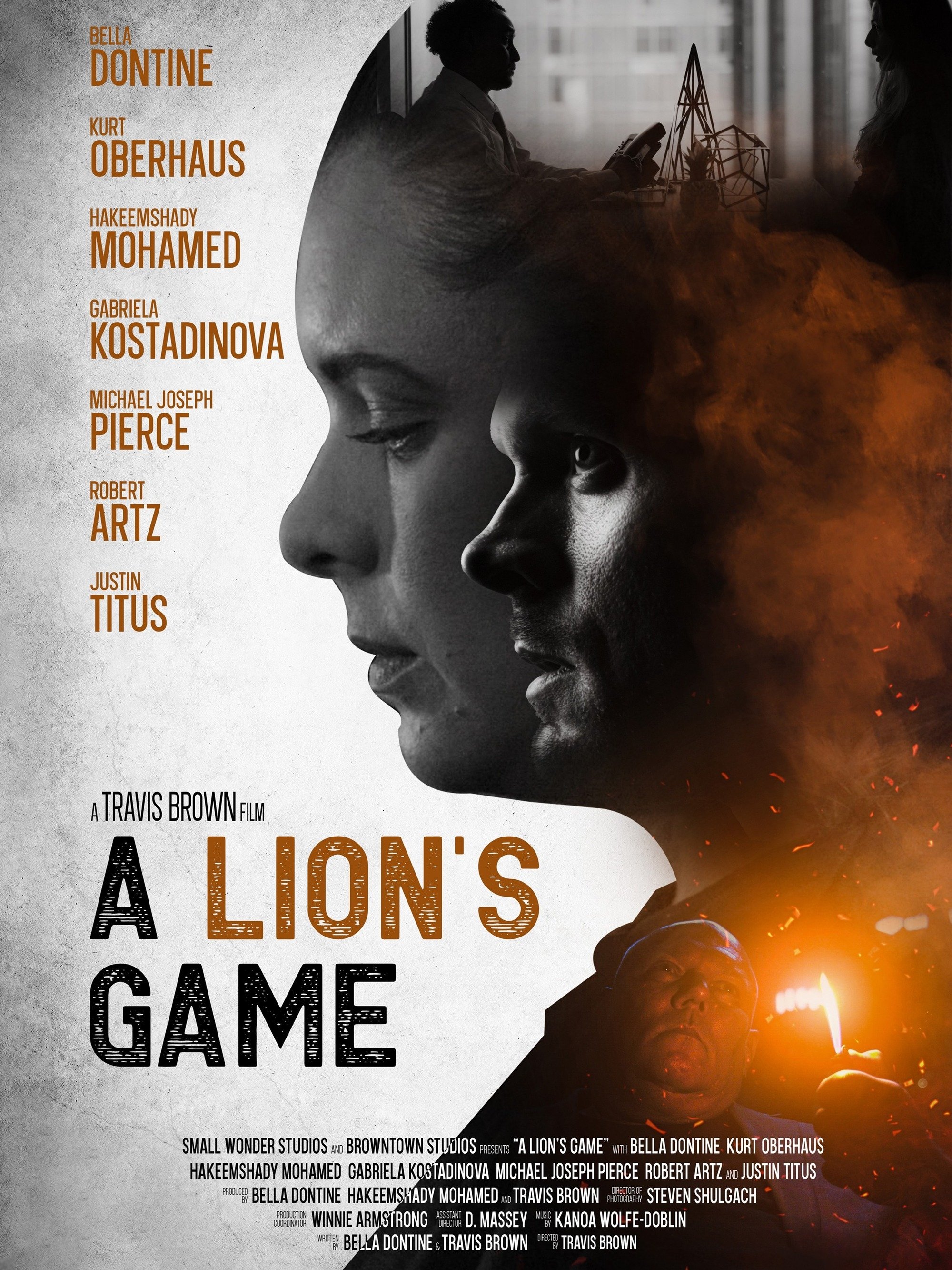 A Lion's Game - Movie Poster A Lion's Game - Movie Poster