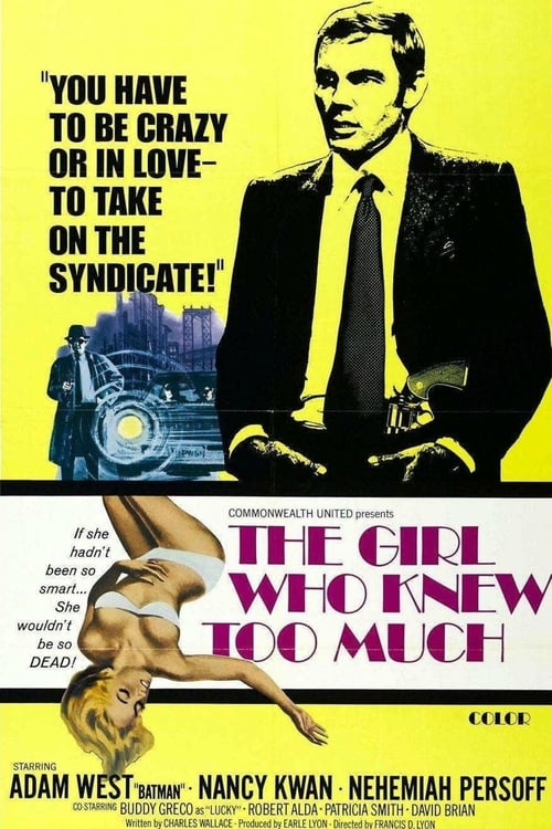 The Girl Who Knew Too Much - Movie Poster The Girl Who Knew Too Much - Movie Poster