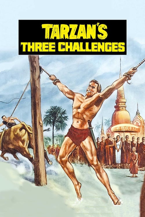 Tarzan's Three Challenges - Movie Poster Tarzan's Three Challenges - Movie Poster