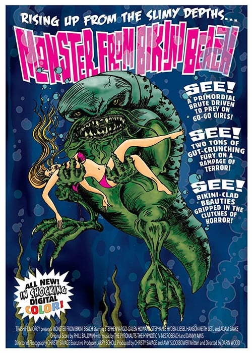 Monster From Bikini Beach - Movie Poster Monster From Bikini Beach - Movie Poster