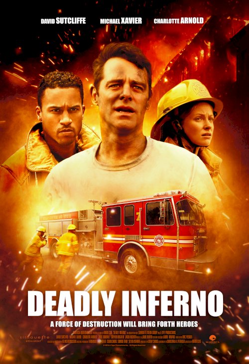 Deadly Inferno - Movie Poster Deadly Inferno - Movie Poster
