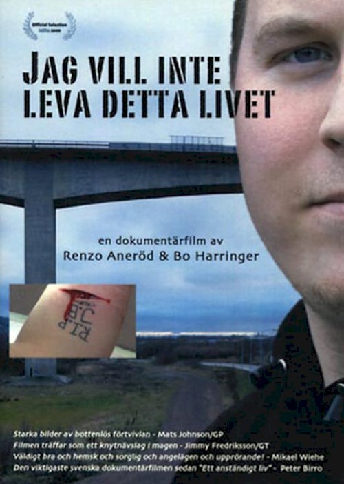 Jag vill inte leva detta livet - Movie Poster Jag vill inte leva detta livet - Movie Poster