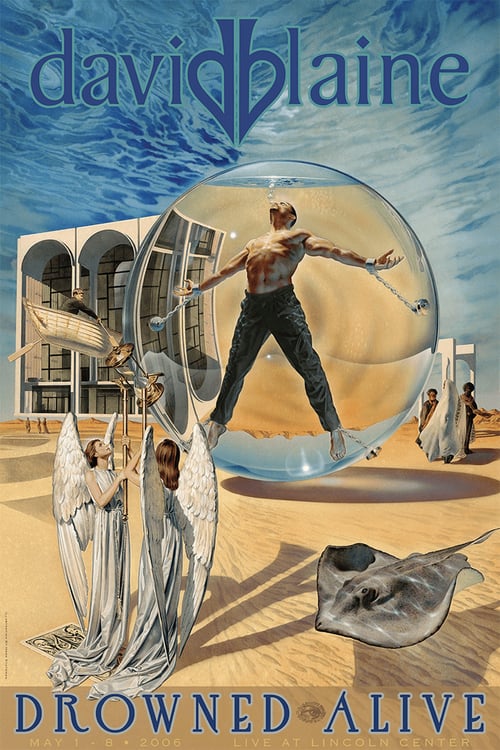 David Blaine: Drowned Alive - Movie Poster David Blaine: Drowned Alive - Movie Poster