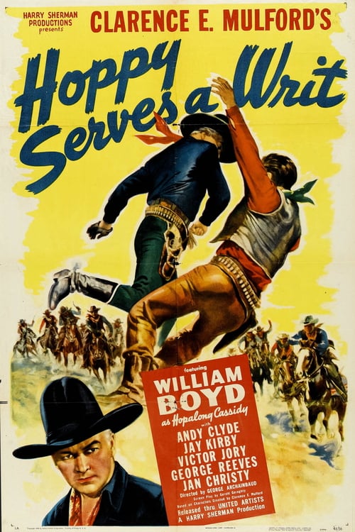 Hoppy Serves a Writ - Movie Poster Hoppy Serves a Writ - Movie Poster