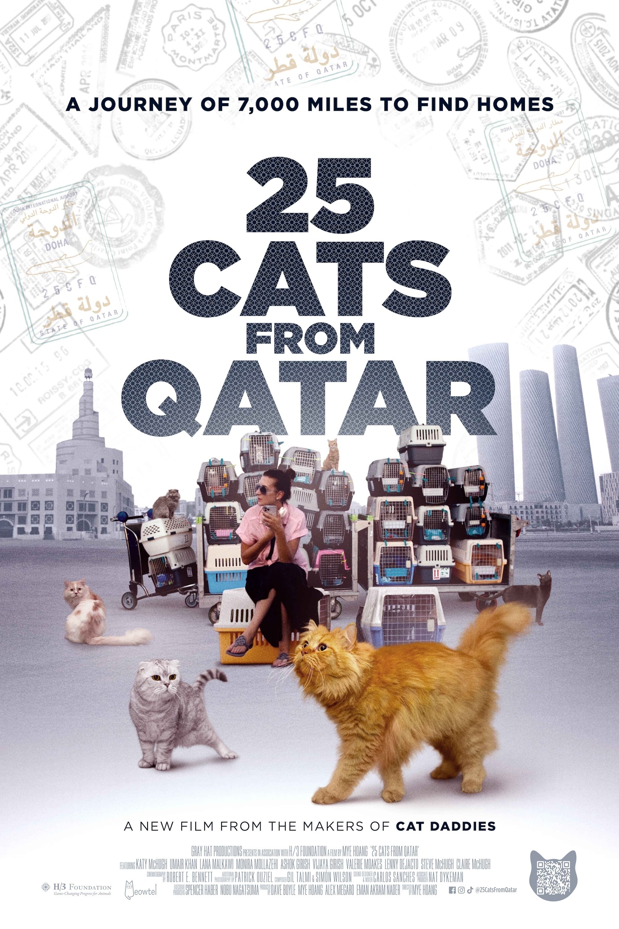 25 Cats From Qatar - Movie Poster 25 Cats From Qatar - Movie Poster