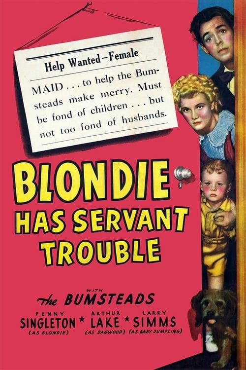 Blondie Has Servant Trouble - Movie Poster