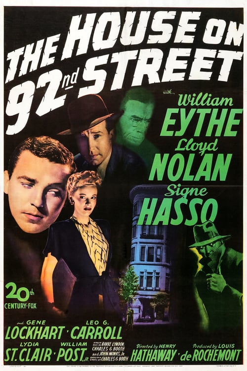 The House on 92nd Street - Movie Poster The House on 92nd Street - Movie Poster
