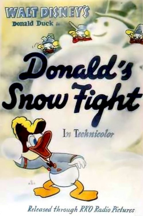 Donald's Snow Fight - Movie Poster Donald's Snow Fight - Movie Poster