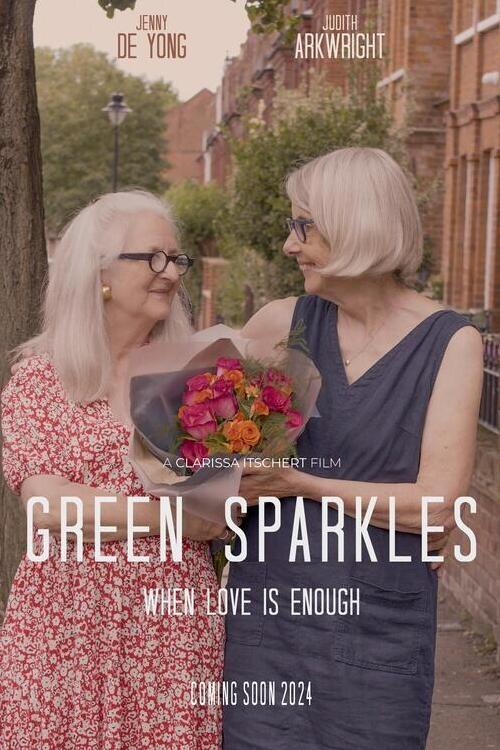 Green Sparkles - Movie Poster Green Sparkles - Movie Poster