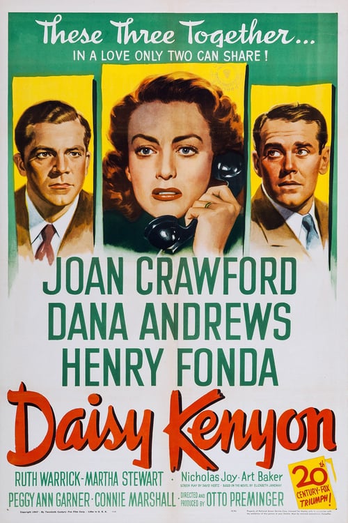 Daisy Kenyon - Movie Poster Daisy Kenyon - Movie Poster