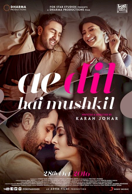 Ae Dil Hai Mushkil - Movie Poster Ae Dil Hai Mushkil - Movie Poster