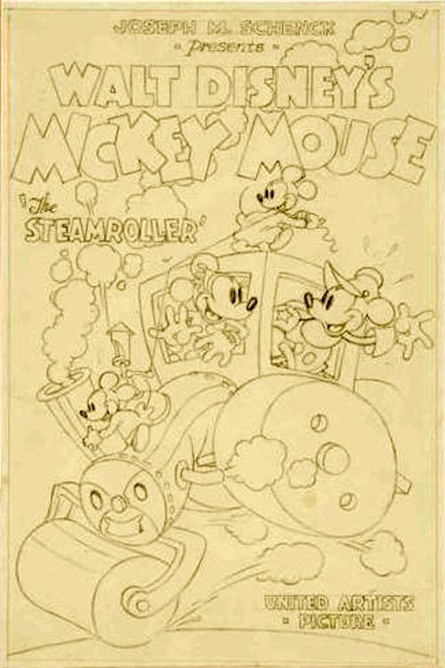 Mickey's Steam Roller - Movie Poster Mickey's Steam Roller - Movie Poster