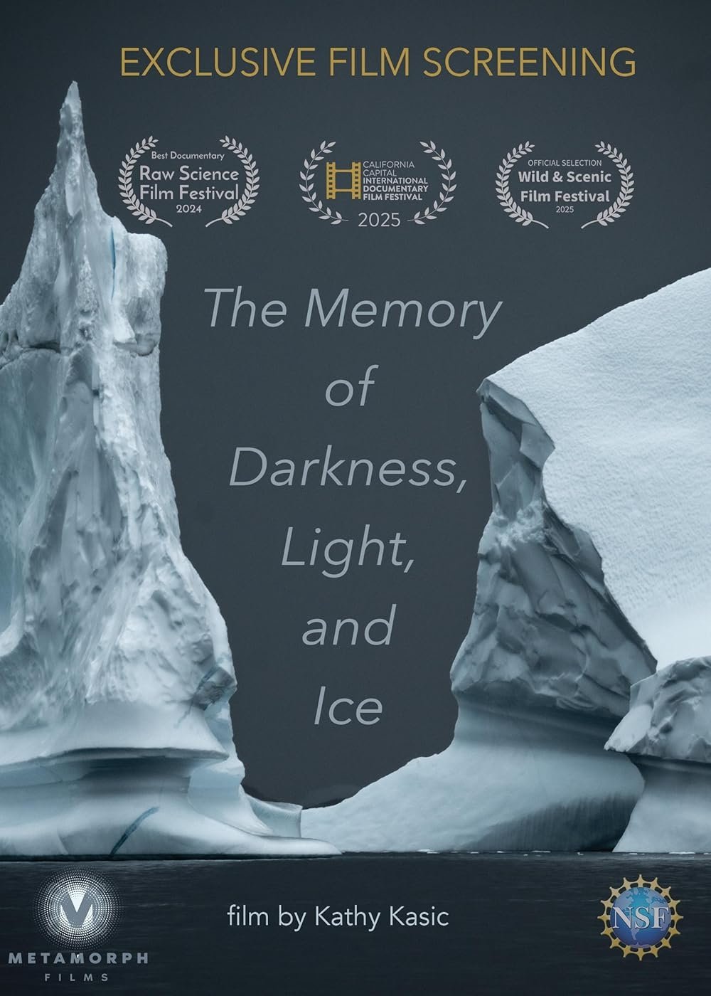 Memory of Darkness Light and Ice - Movie Poster Memory of Darkness Light and Ice - Movie Poster