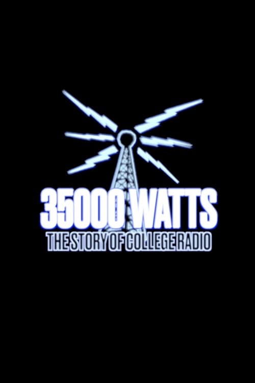 35000 Watts: The Story of College Radio - Movie Poster 35000 Watts: The Story of College Radio - Movie Poster