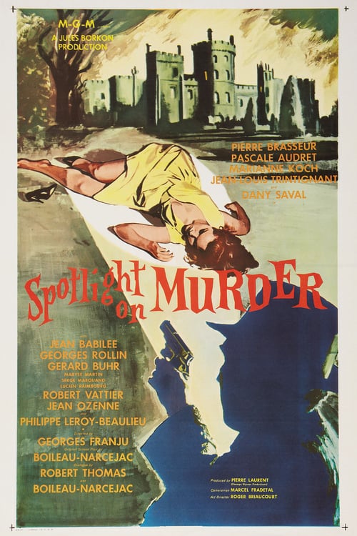 Spotlight on a Murderer - Movie Poster Spotlight on a Murderer - Movie Poster