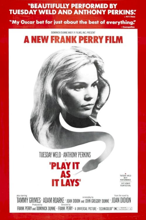Play It as It Lays - Movie Poster Play It as It Lays - Movie Poster