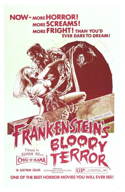 Frankenstein's Bloody Terror - Movie Poster Frankenstein's Bloody Terror - Movie Poster
