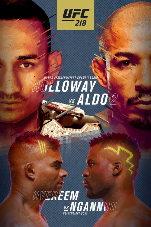 UFC 218: Holloway vs. Aldo 2 - Movie Poster UFC 218: Holloway vs. Aldo 2 - Movie Poster
