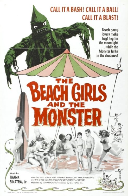 The Beach Girls and the Monster - Movie Poster