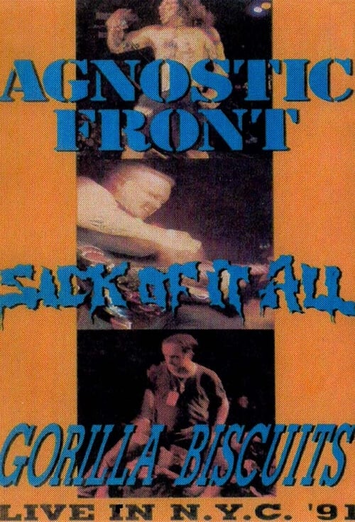 Live in New York: Agnostic Front, Sick of It All, Gorilla Biscuits - Movie Poster