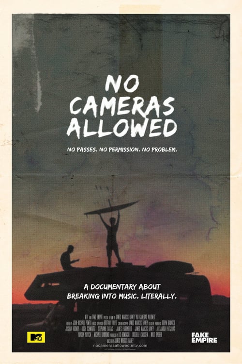No Cameras Allowed - Movie Poster No Cameras Allowed - Movie Poster